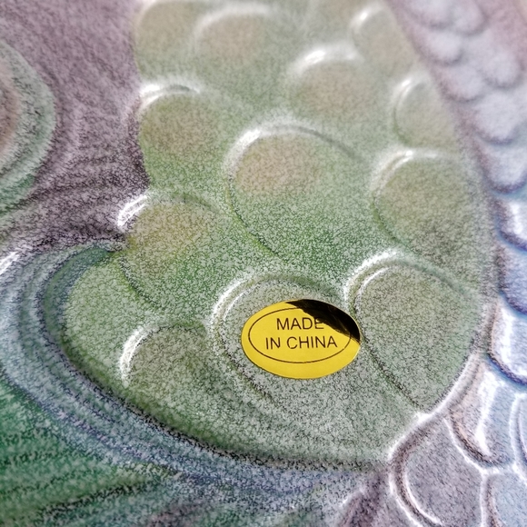 10049 New Gift Craft RARE Collectable Peacock Tray - Picture 5 of 9